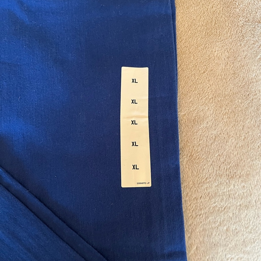 NWT UNIQLO Boys TWILL Easy Pants Height 57-61 inch Waist 23- 25 Inch 92%Cotton - Picture 4 of 9